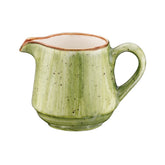 Bonna China Natura dia.2.25" h:3" 6 oz. Round Green Porcelain Creamer